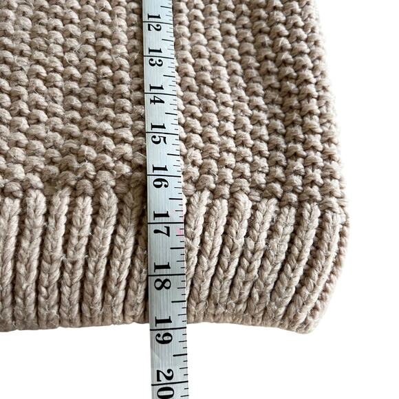 H&M Blush Pink Chunky Knit Sleeveless Sweater Vest Size Small Excellent - Picture 5 of 6